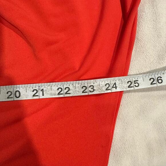 Michael kors Cold XS blouse cold shoulder chain blouse orange red old money - Picture 5 of 10